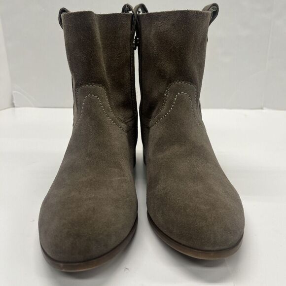 Frye & Co Women's Boots Size 7.5 Sarah Shortie Ankle Boots Suede Western Casual - Picture 3 of 14